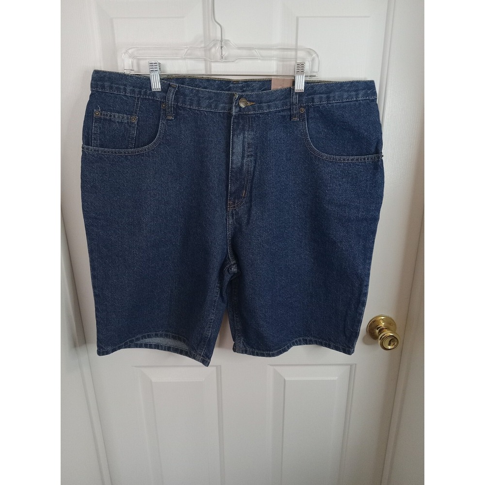 RURAL KING RK Brand Size 40 Men's Denim Shorts Big and Tall Dark‎ Blue NWT